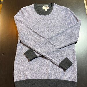 1901 purple and charcoal Knit Sweater